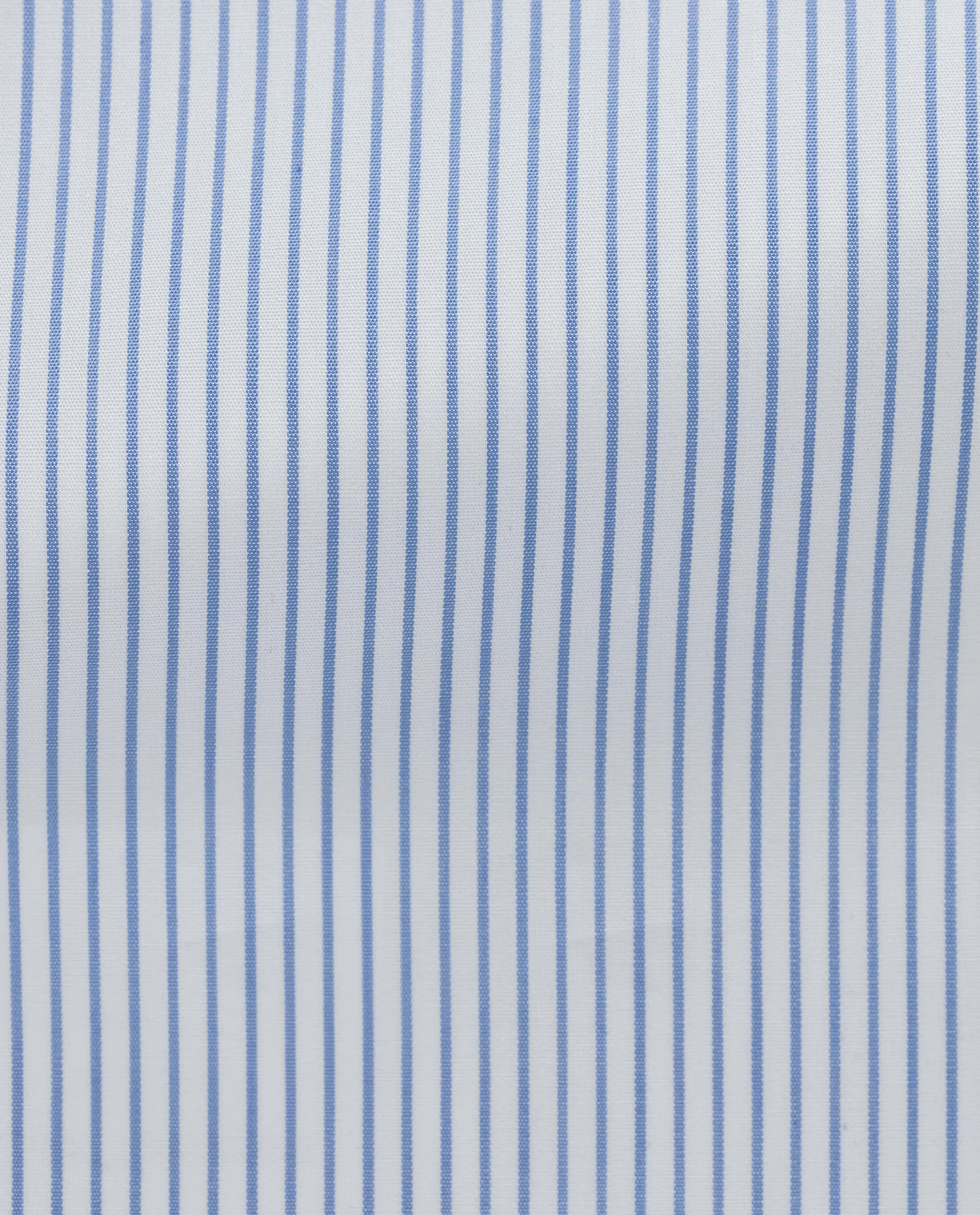 Albini Light Blue Stripe Poplin Cotton 365 Easy Care Cotton