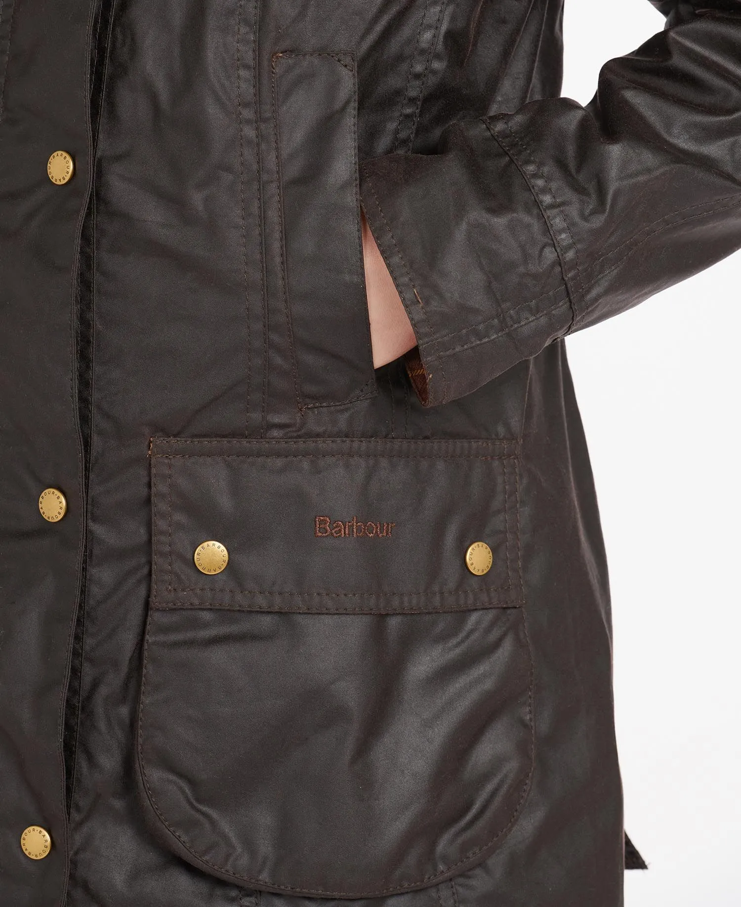 Barbour Beadnell Wax Jacket - Rustic