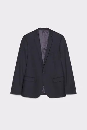 Black Flannel Suit Jacket