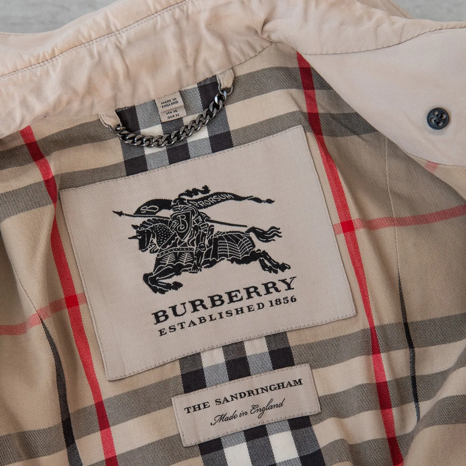 Burberry Sandringham Trench Coat