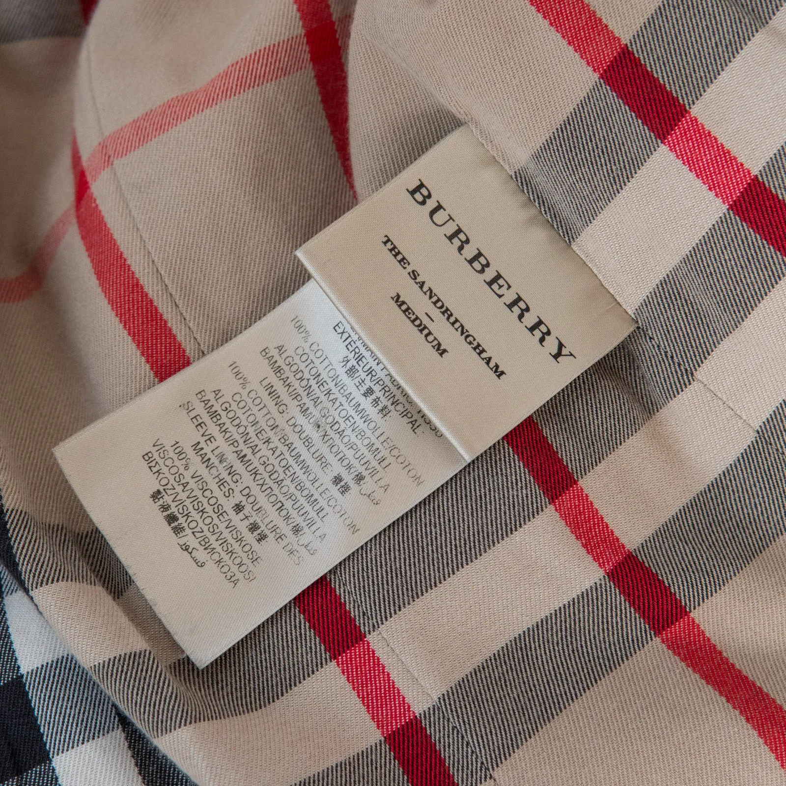 Burberry Sandringham Trench Coat
