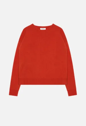 Cashmere Crew / Red