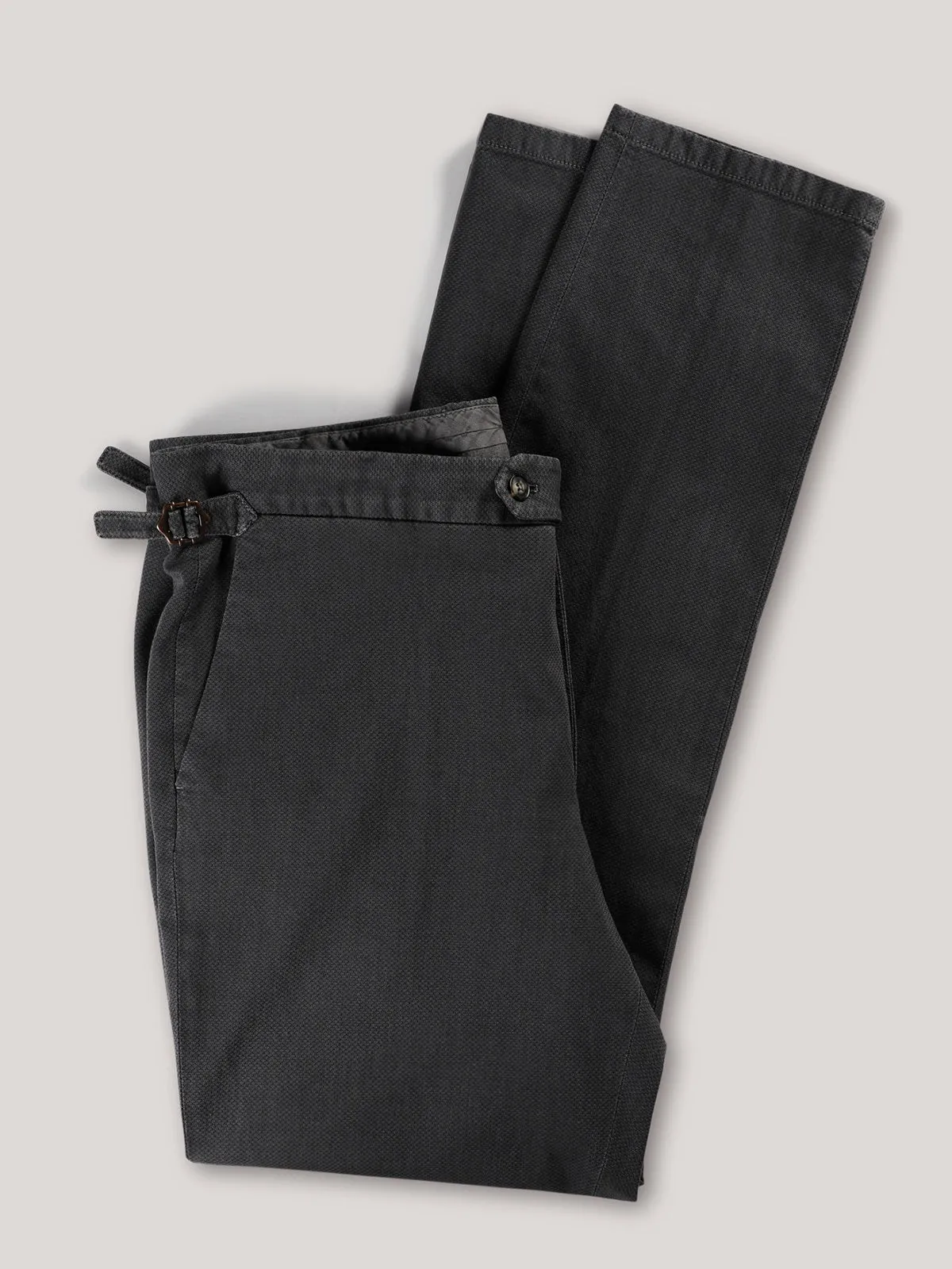 Christian Kimber Italian Melange Chino - Slate - LUCKY LAST