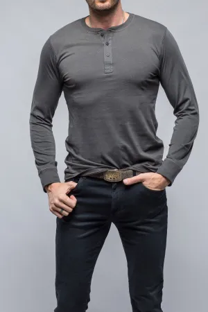 Coronado Cotton LS Henley in Grey