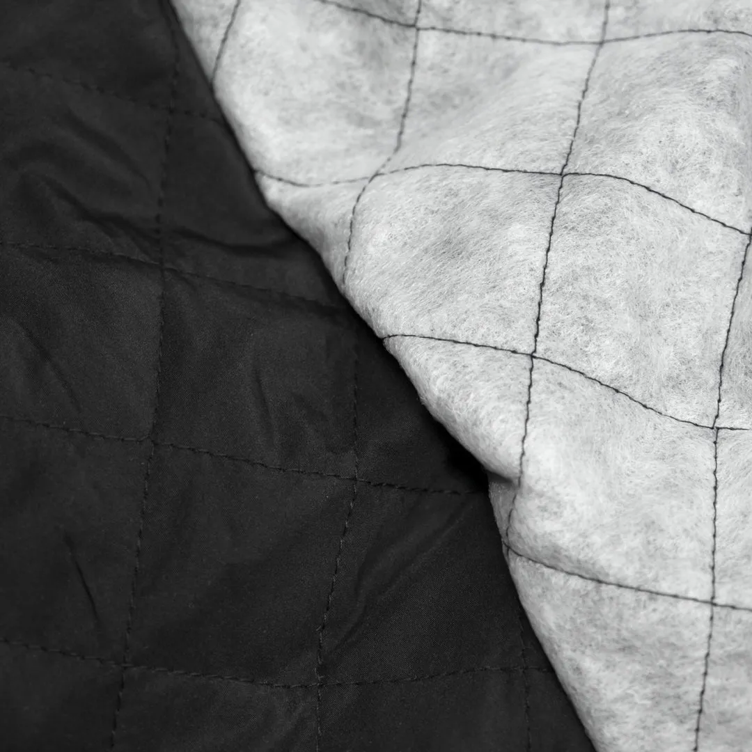 Deadstock Lightweight Quilted Lining - Black