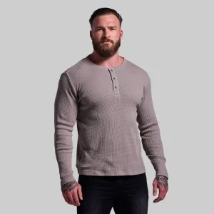 Ember Waffle Henley (Stucco)