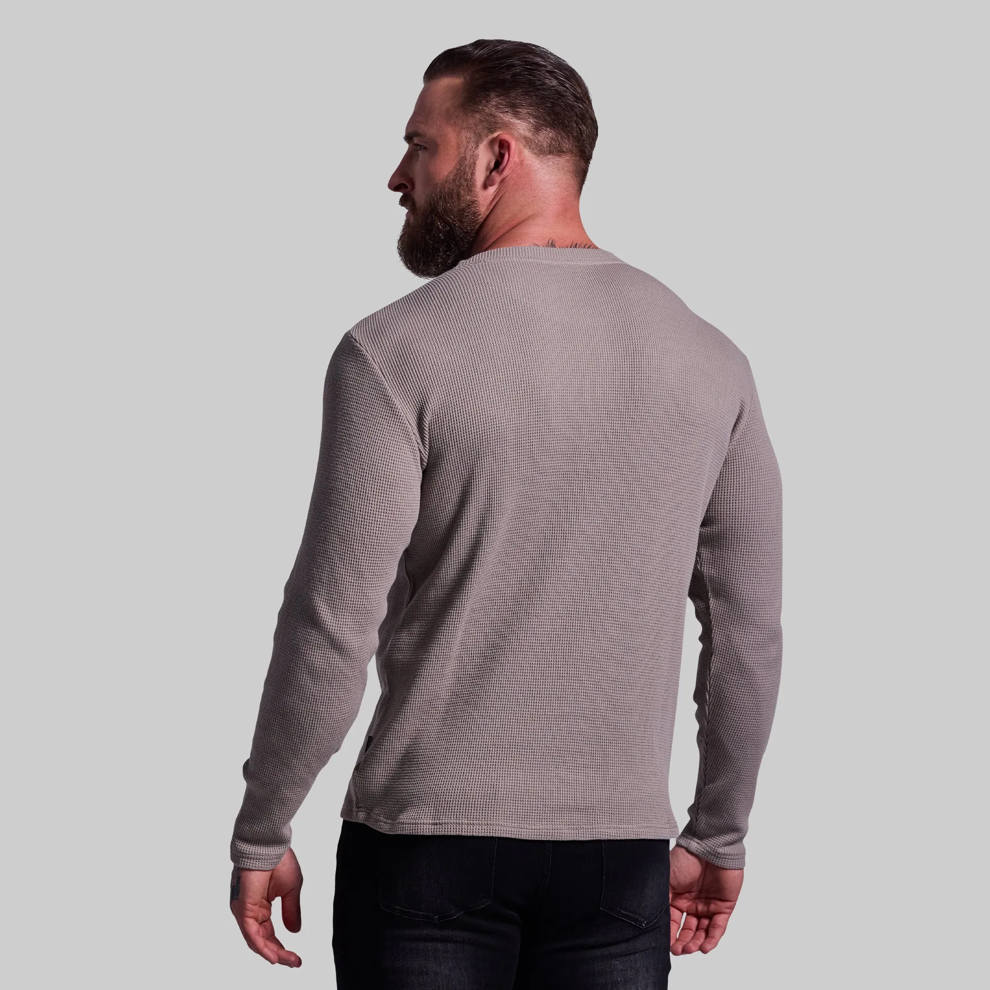Ember Waffle Henley (Stucco)