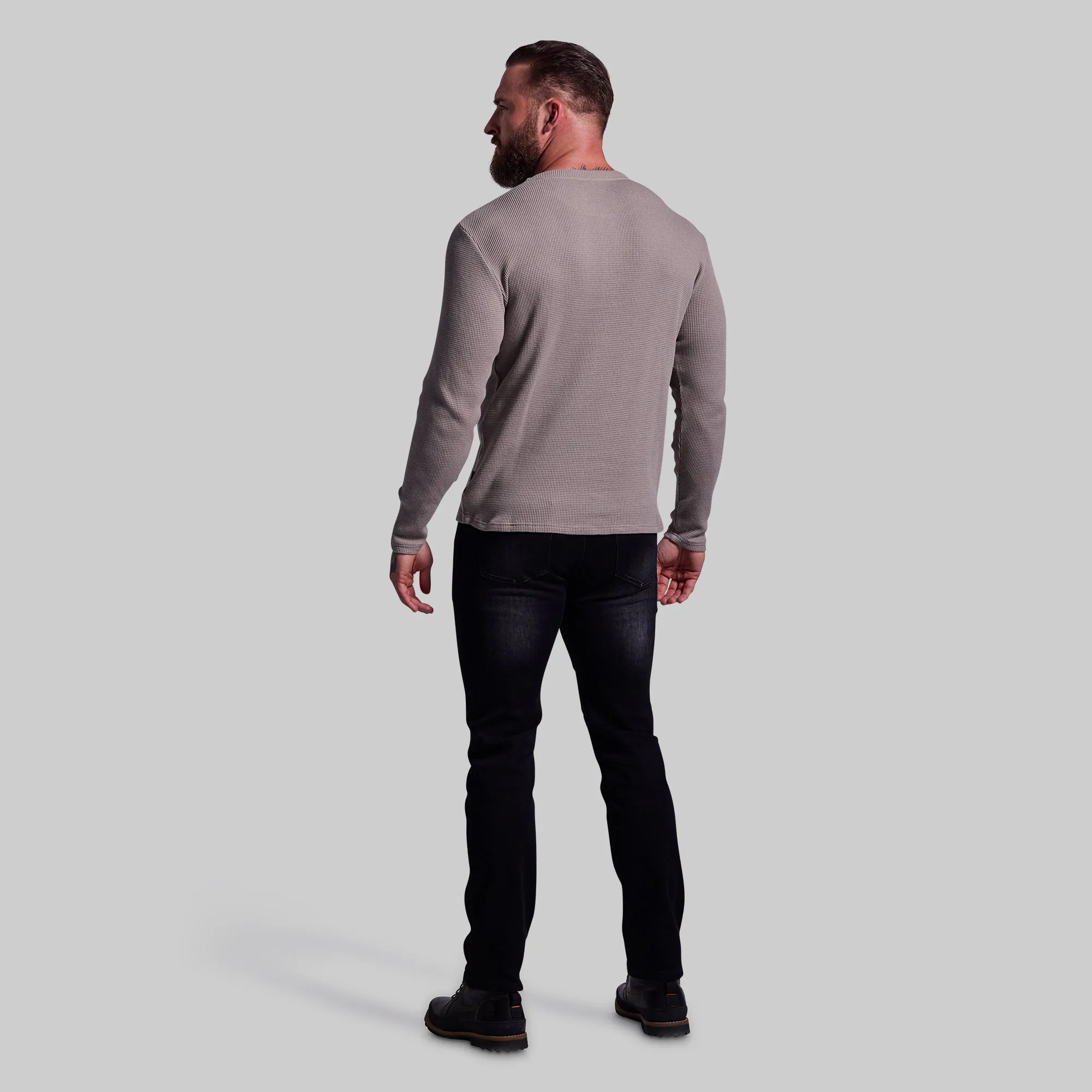 Ember Waffle Henley (Stucco)