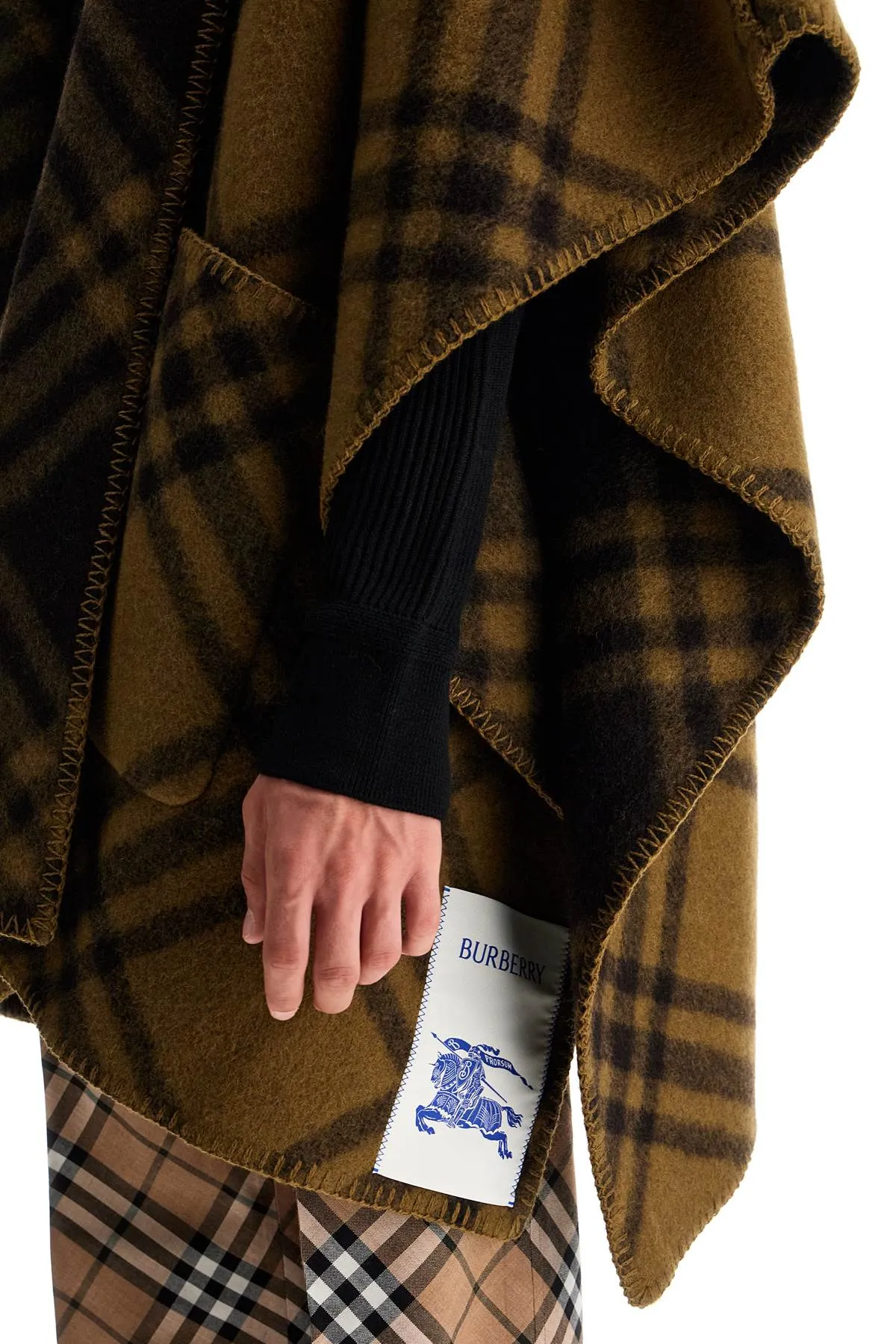 ered reversible wool cape