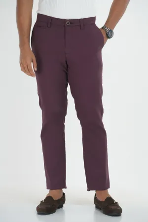 Essential Chinos - Slim Fit - Maroon