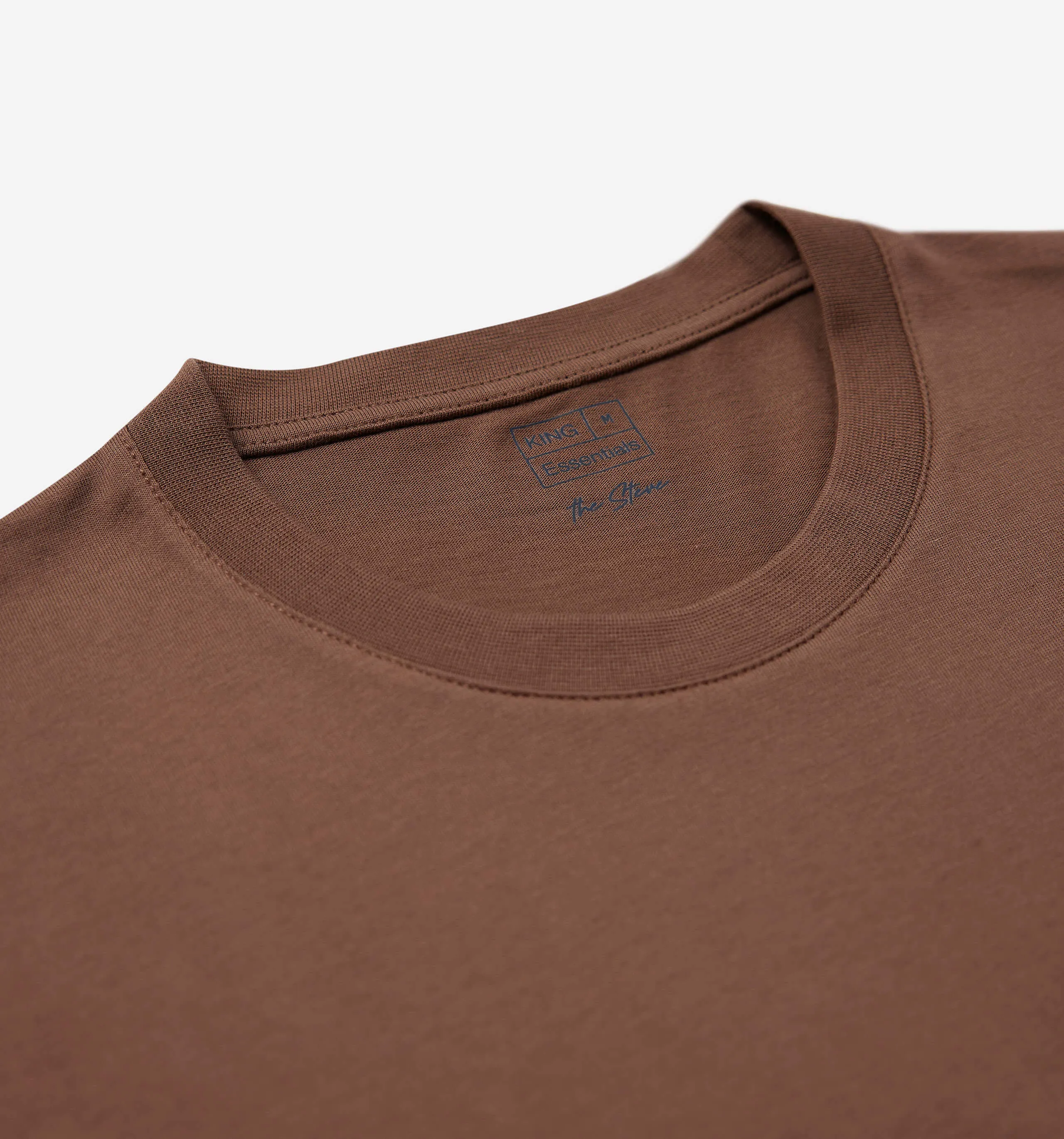 Essential Cotton T-shirt Brown