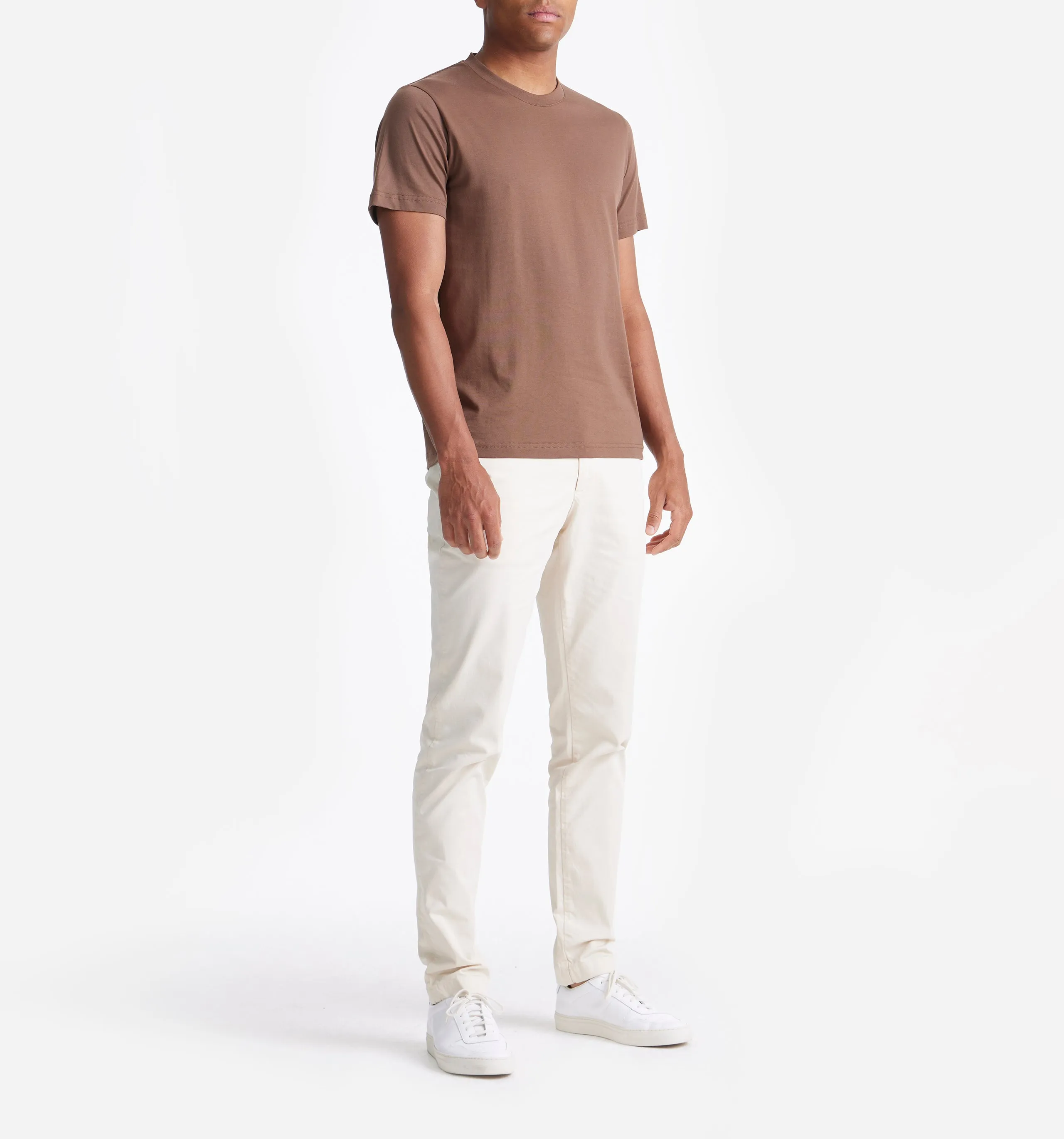 Essential Cotton T-shirt Brown