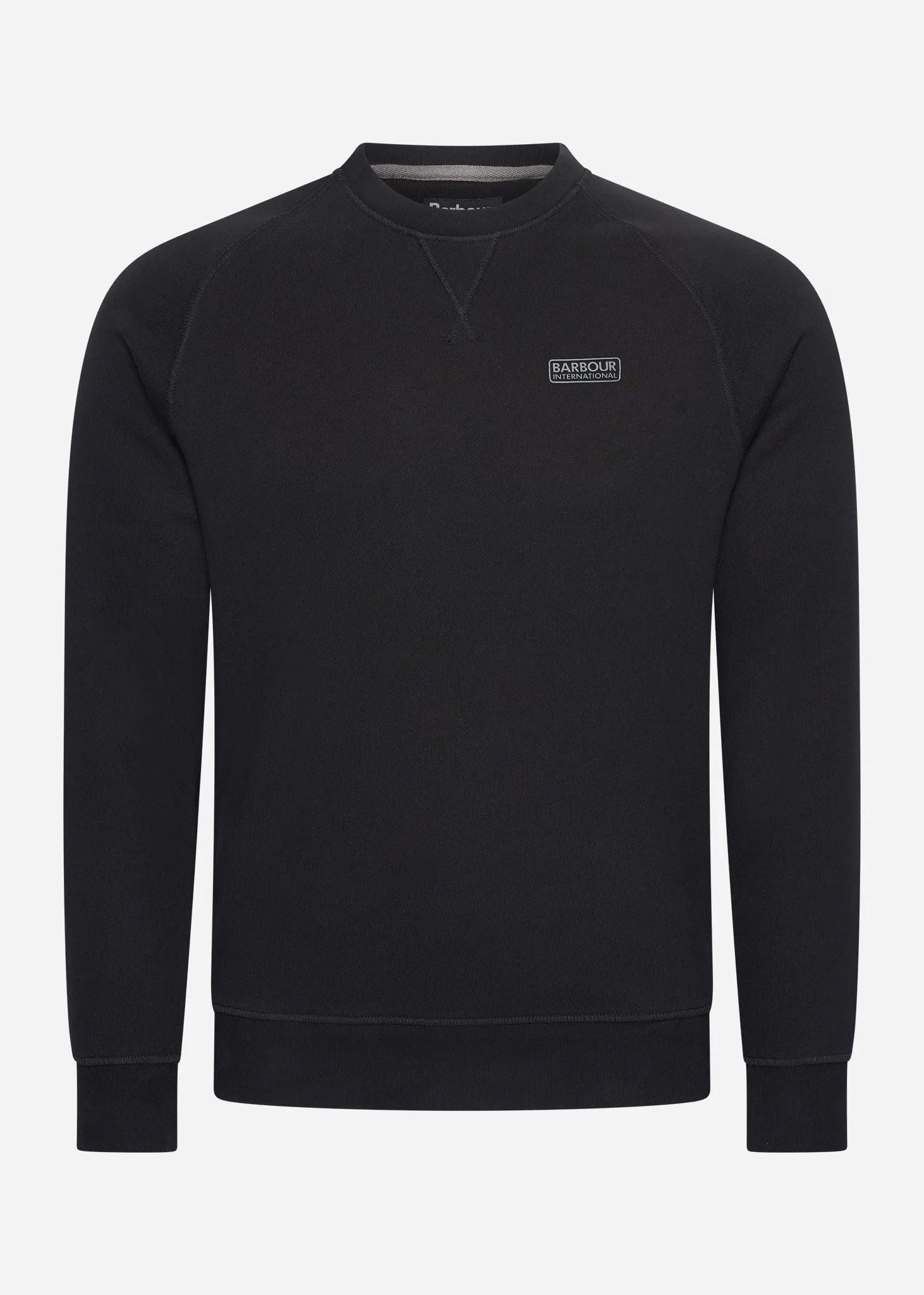 Essential crew neck sweat - black pewter