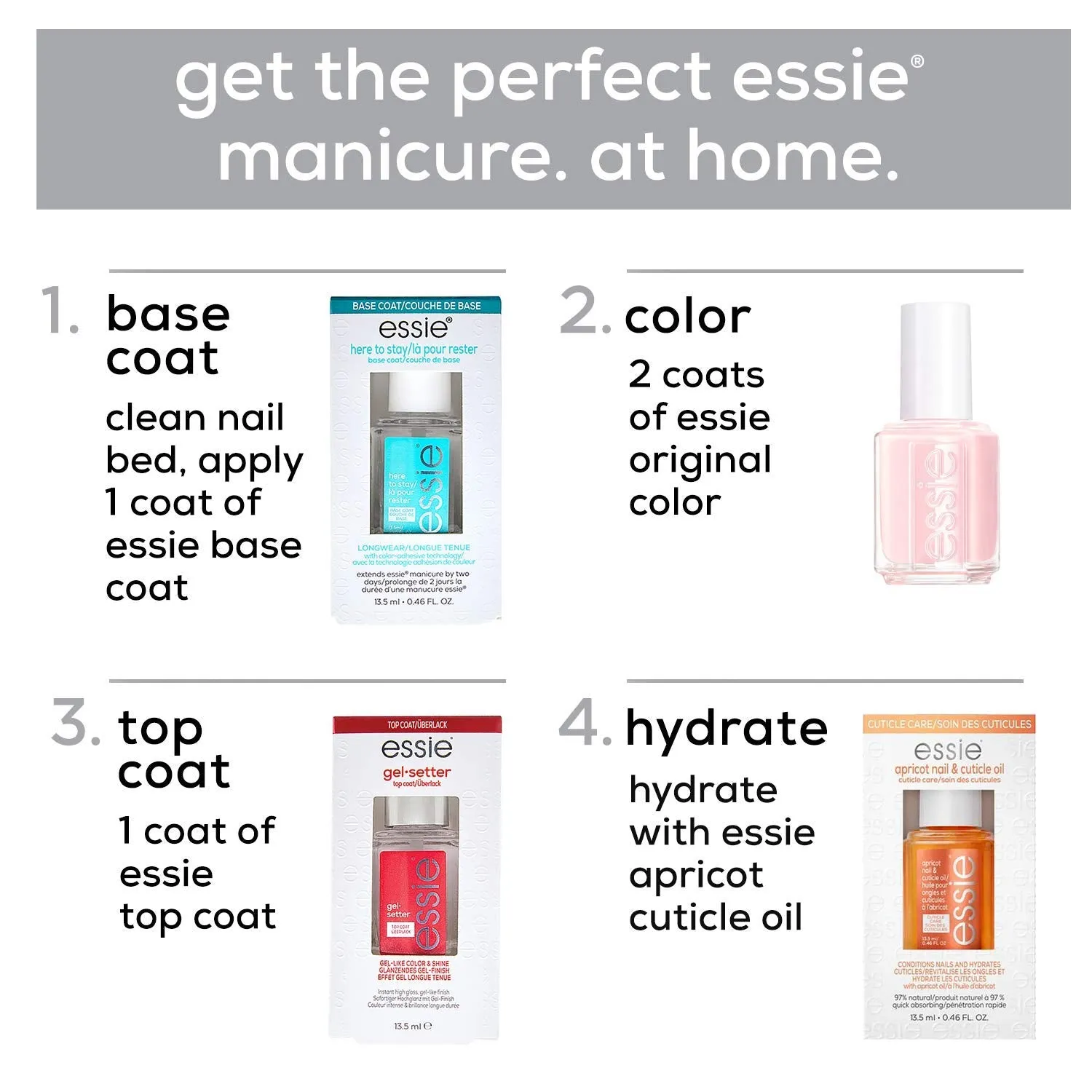 essie Nail Polish, Not Red-y for Bed Collection, Sleepover Squad, Bright Warm Magenta with Shimmer Finish, 0.46 Ounce