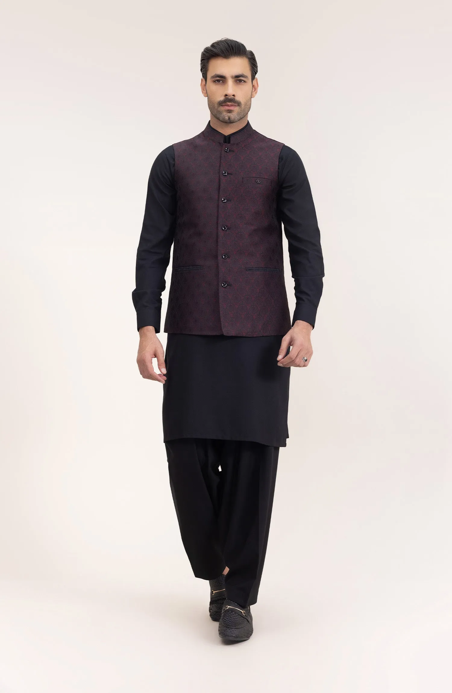 Fancy Waistcoat - Maroon