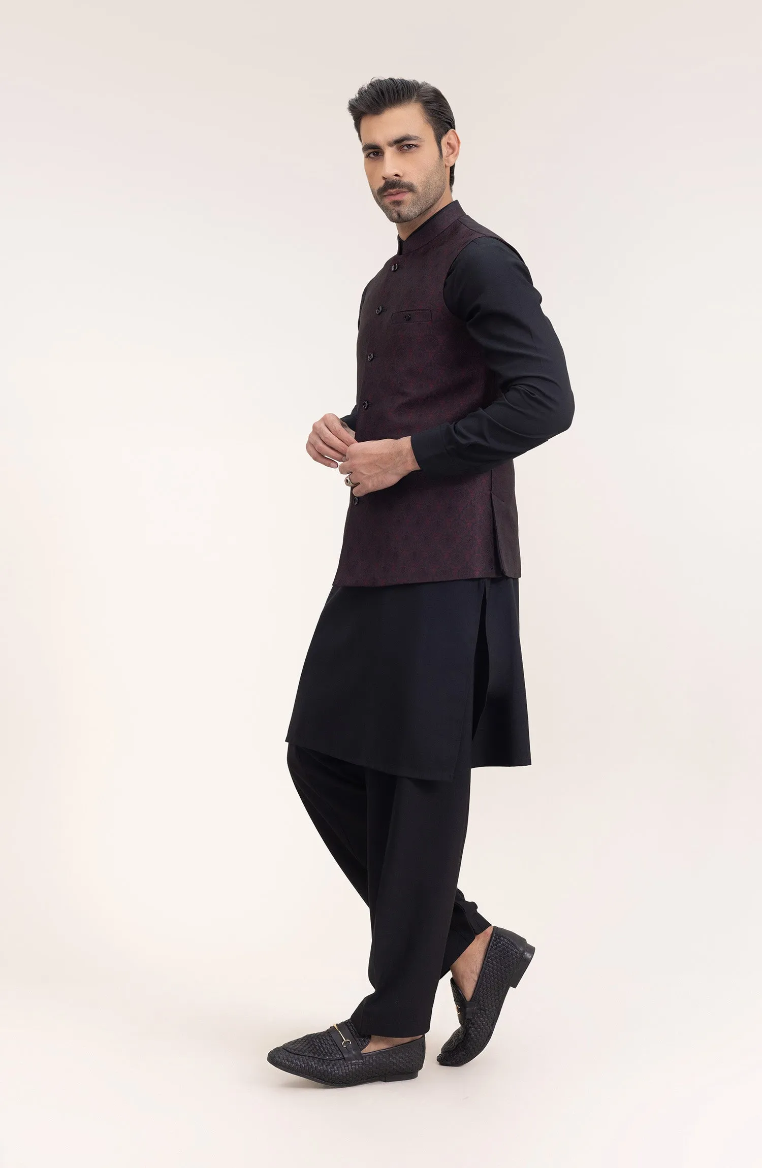Fancy Waistcoat - Maroon