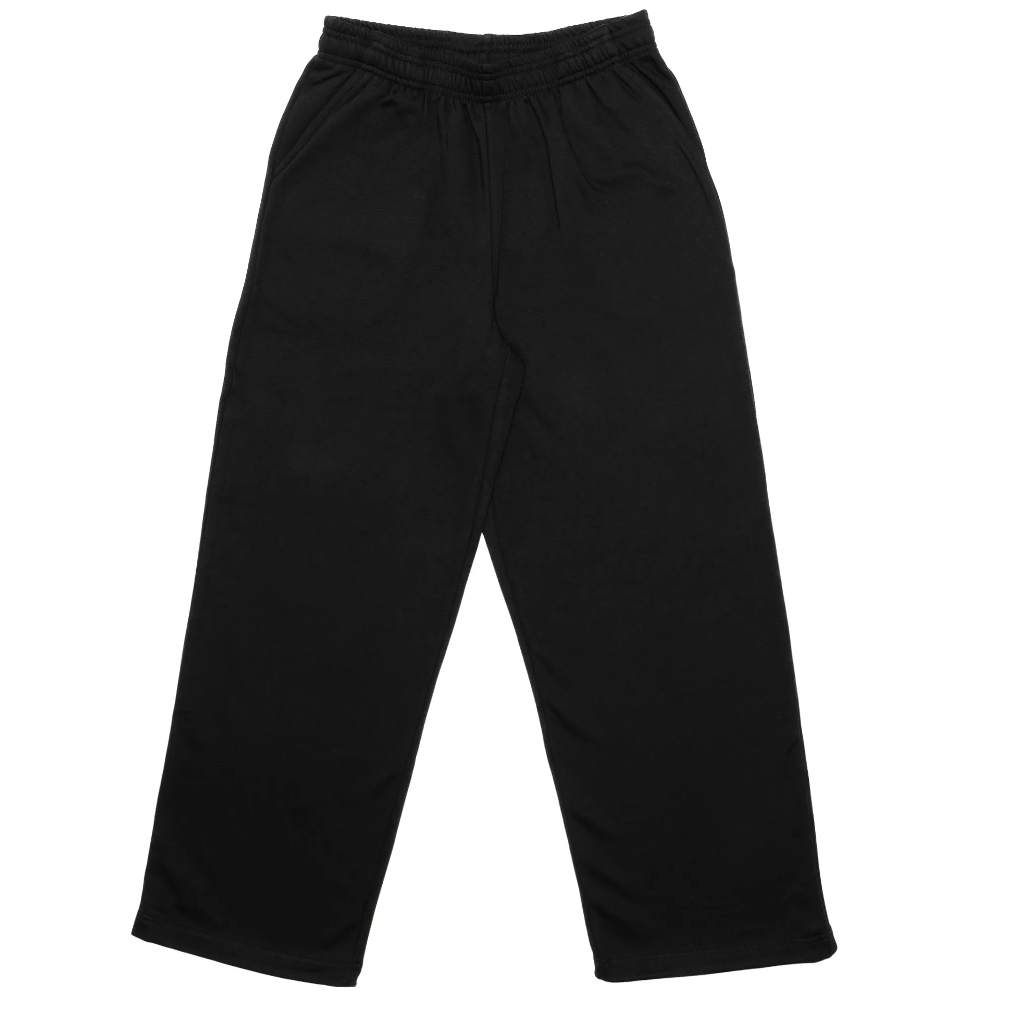 HERO-5220 Unisex Wide Leg Sweatpants - Black