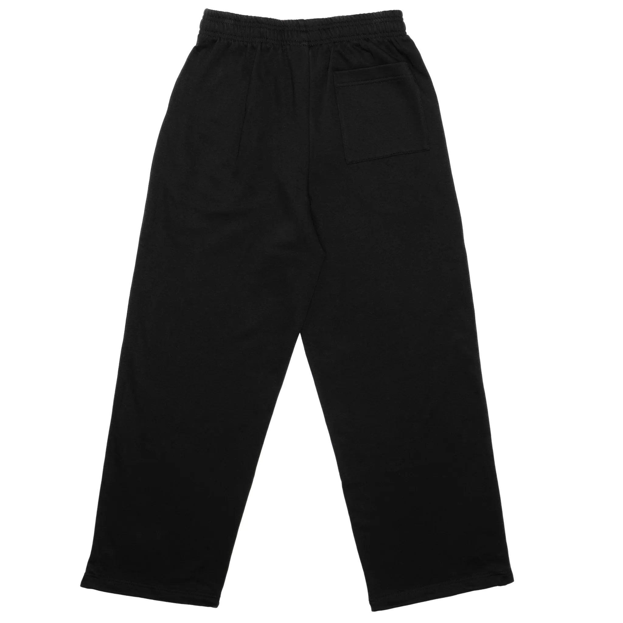 HERO-5220 Unisex Wide Leg Sweatpants - Black