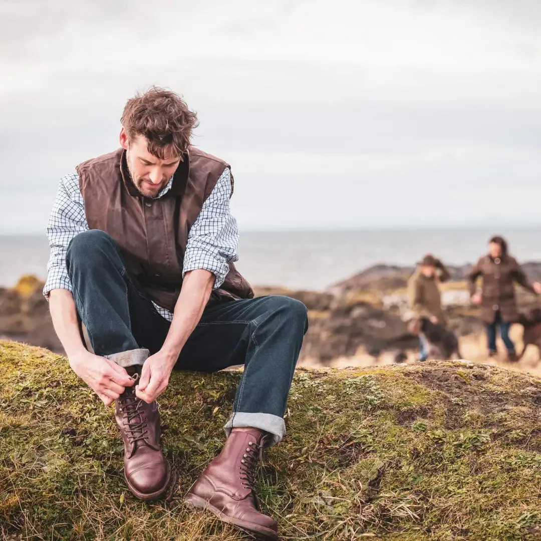 Hoggs Of Fife Lomond II Leather Waistcoat