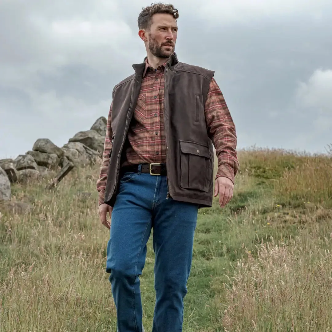 Hoggs Of Fife Lomond II Leather Waistcoat