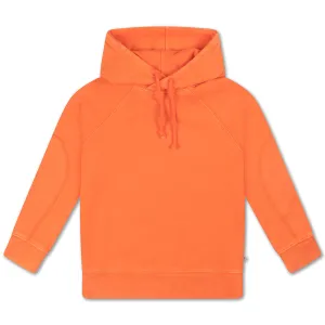 Hoodie Washed Firy Red