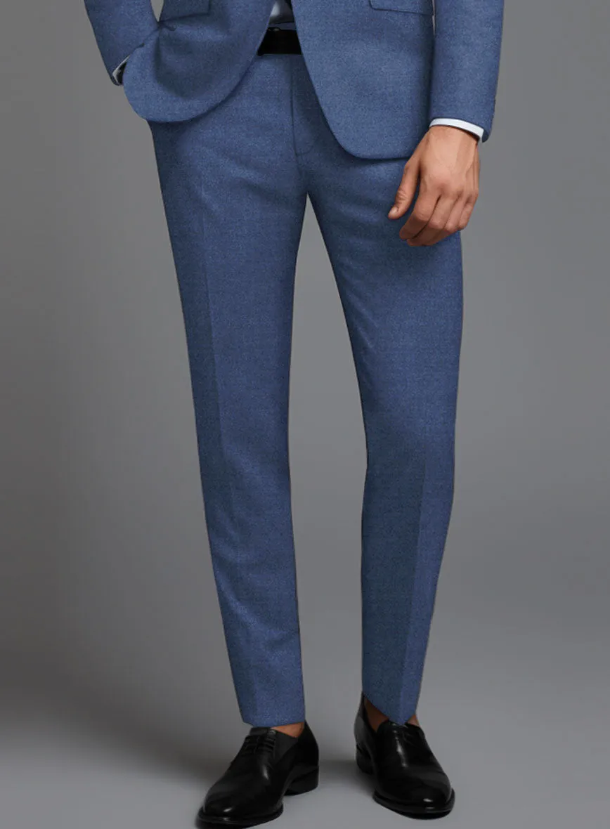 Italian Turna Paris Blue Flannel Pants