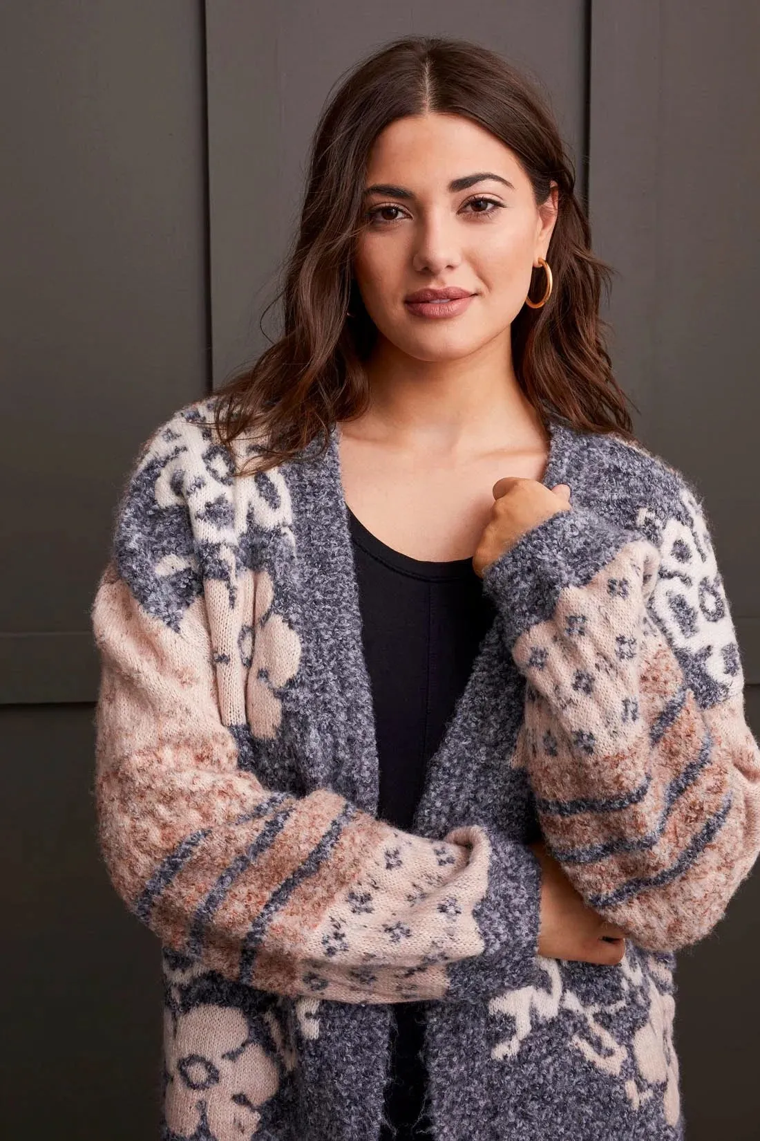 Jacquard Knit Sweater