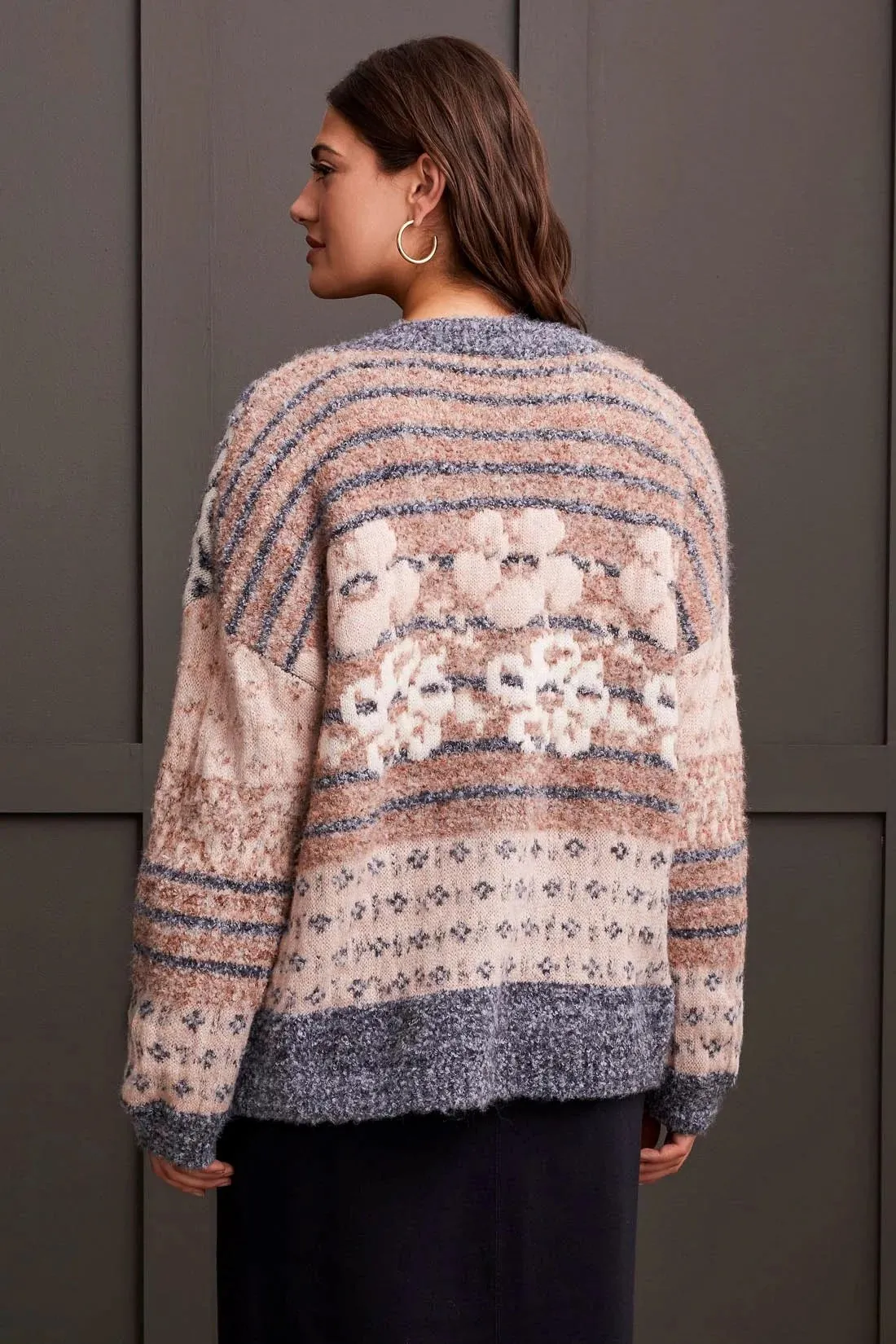 Jacquard Knit Sweater
