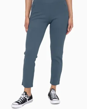 Jacquard Ribbed Tapered Pant Slate Pant In Navy | Navy