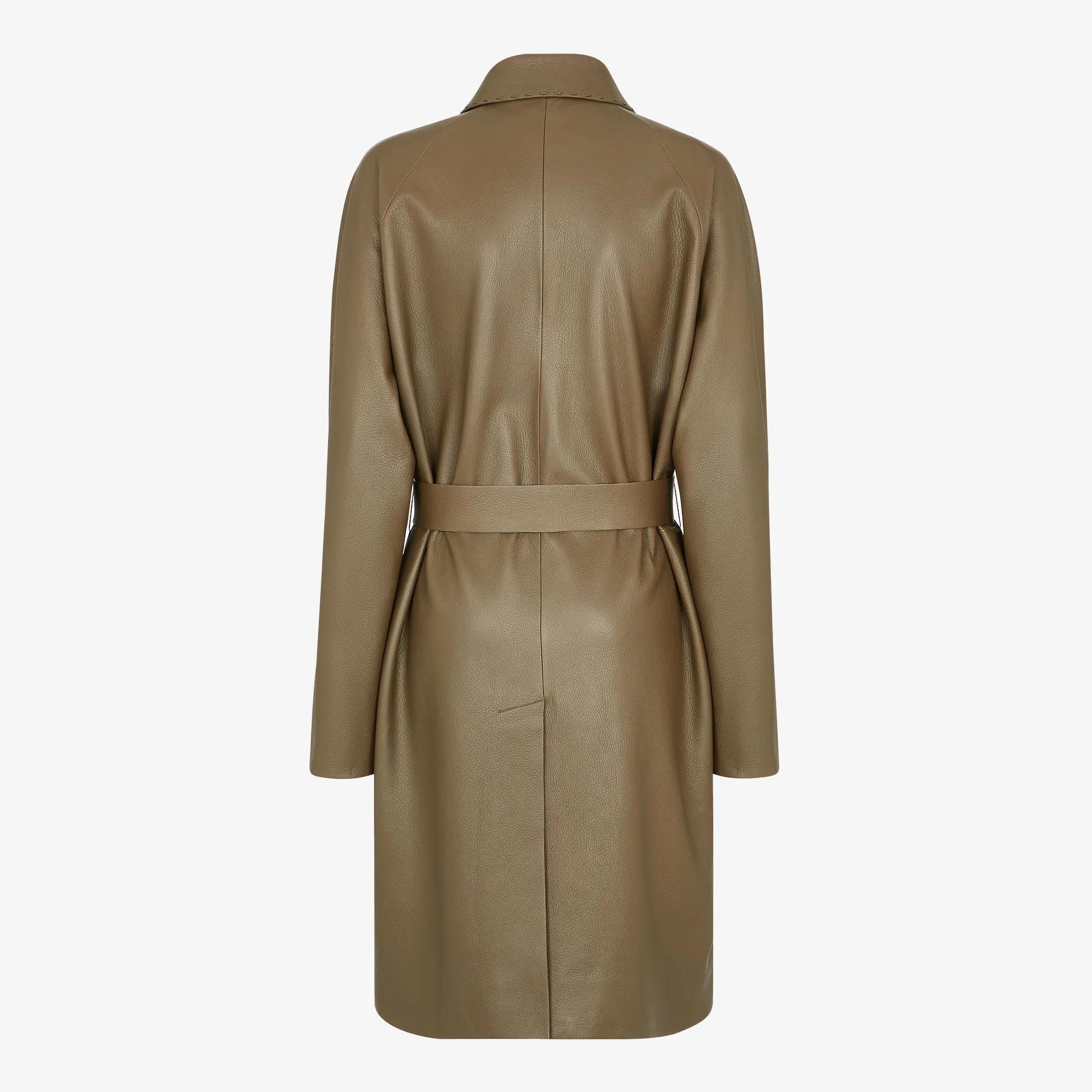 Leather Overcoat