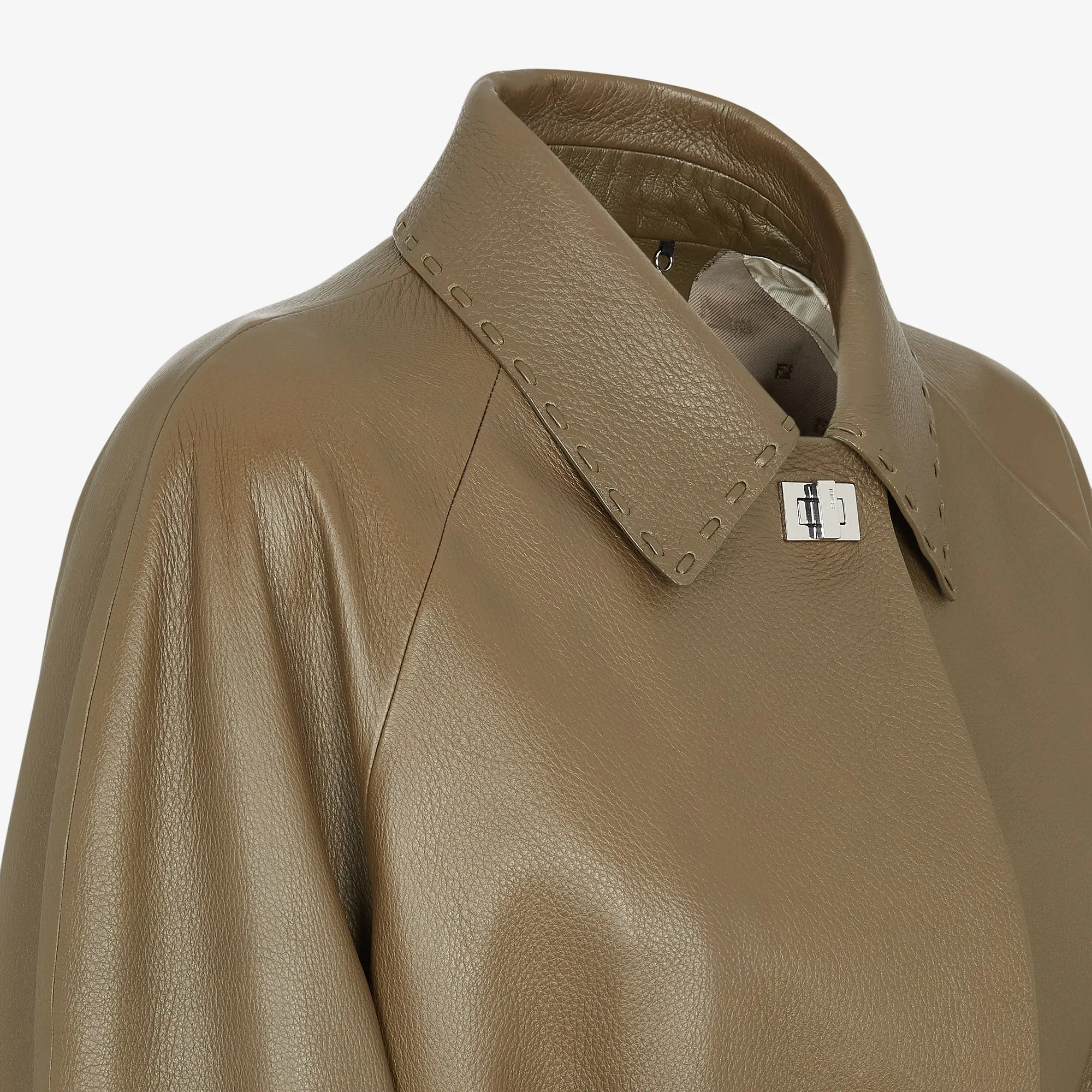 Leather Overcoat