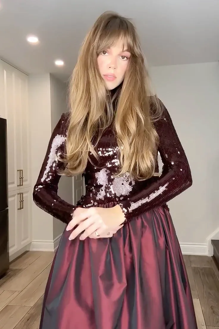 Lilybelle Sequined Midi Dress