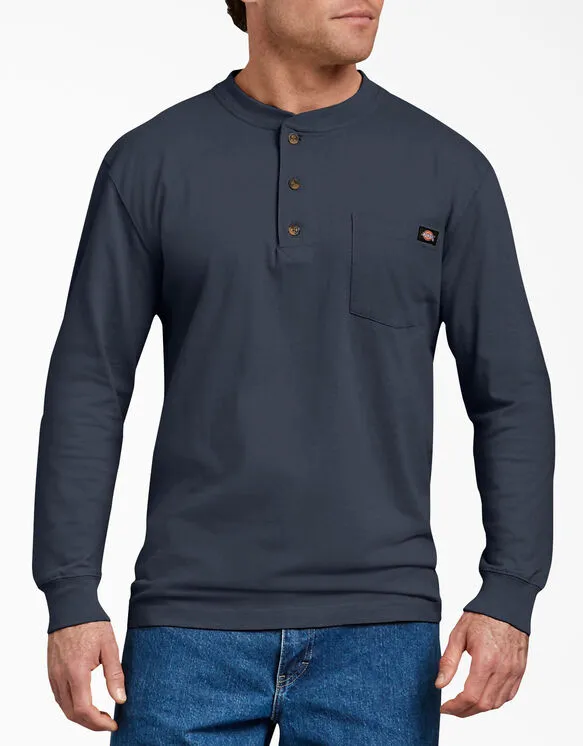 Long-Sleeved Shirt - Dickies Long Sleeve Heavyweight Henley Shirt WL451