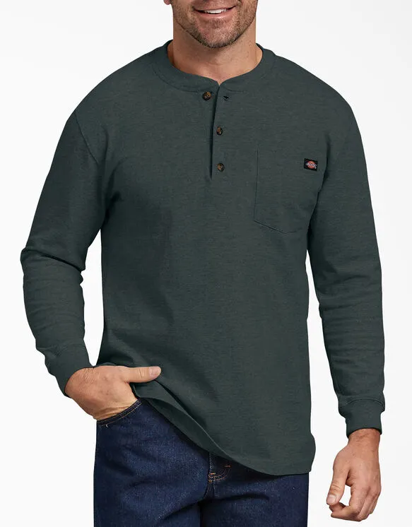 Long-Sleeved Shirt - Dickies Long Sleeve Heavyweight Henley Shirt WL451