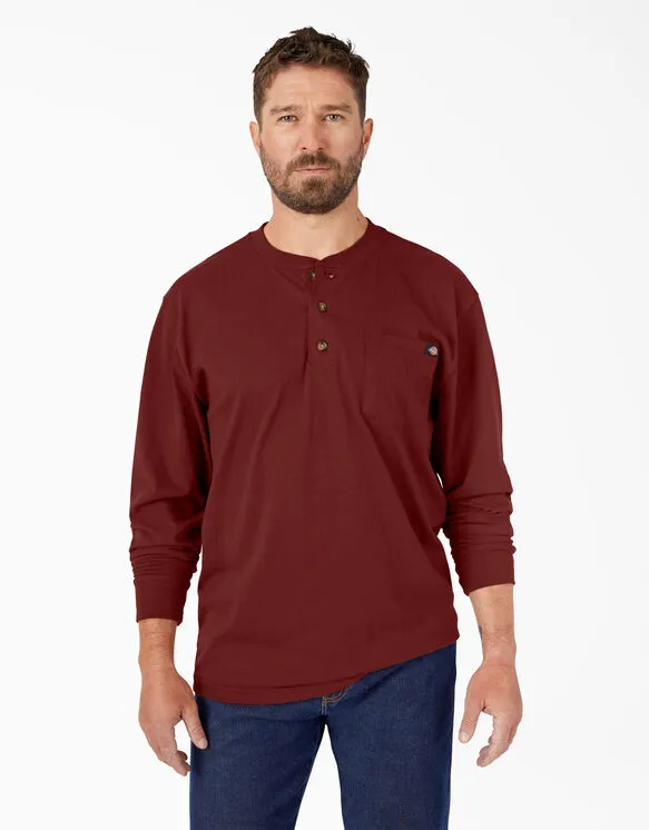 Long-Sleeved Shirt - Dickies Long Sleeve Heavyweight Henley Shirt WL451