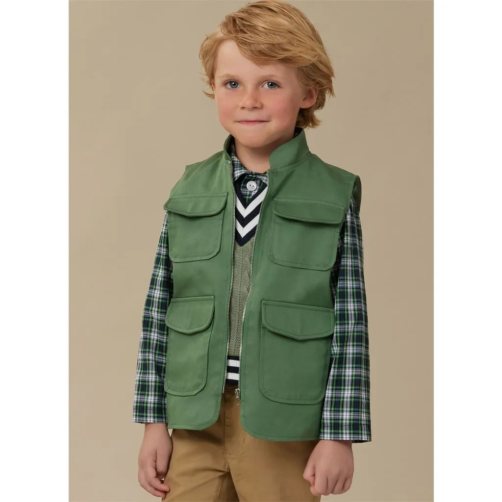 McCall's Pattern M8537 Children’s and Boys’ Vests, Top and Shirt