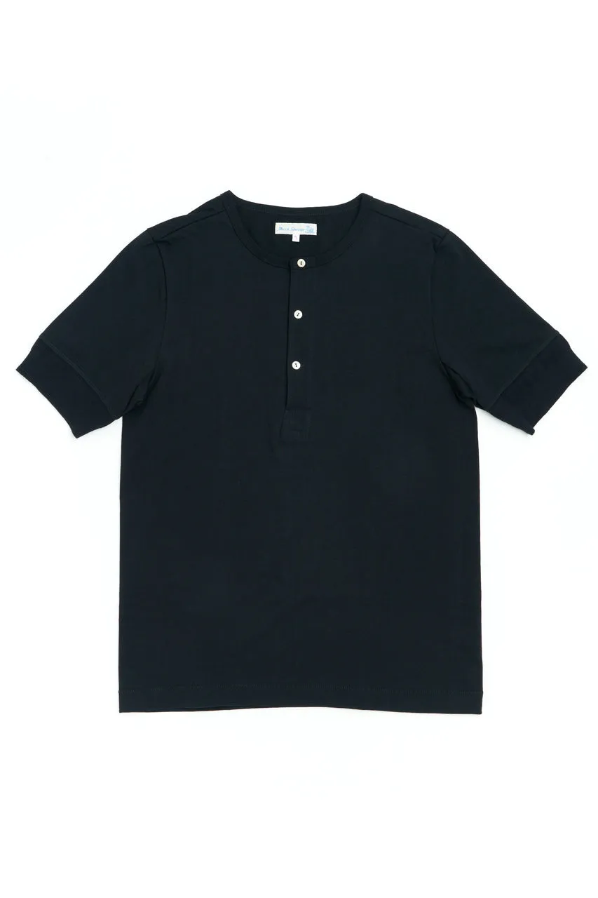 Merz b. Schwanen Good Originals Henley 207 Deep Black
