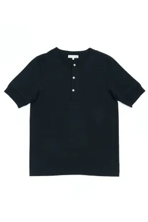 Merz b. Schwanen Good Originals Henley 207 Deep Black