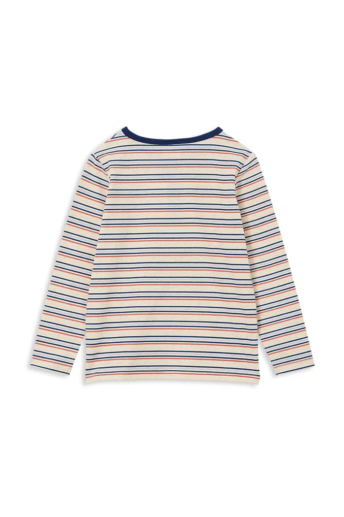 Milky Natural Stripe Henley