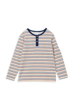 Milky Natural Stripe Henley