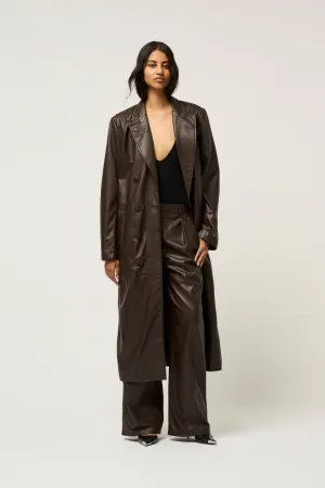 NAPPA LEATHER COAT