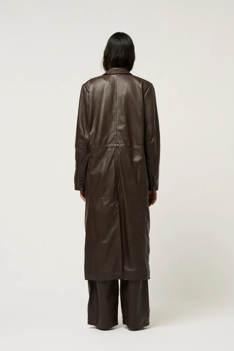NAPPA LEATHER COAT