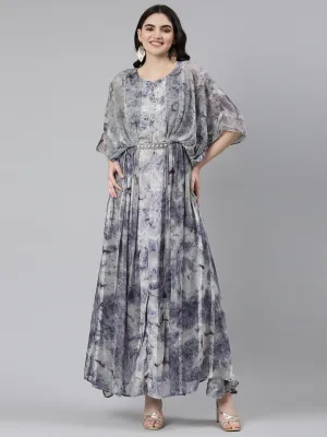 Neeru's Blue Straight Casual Solid Dress
