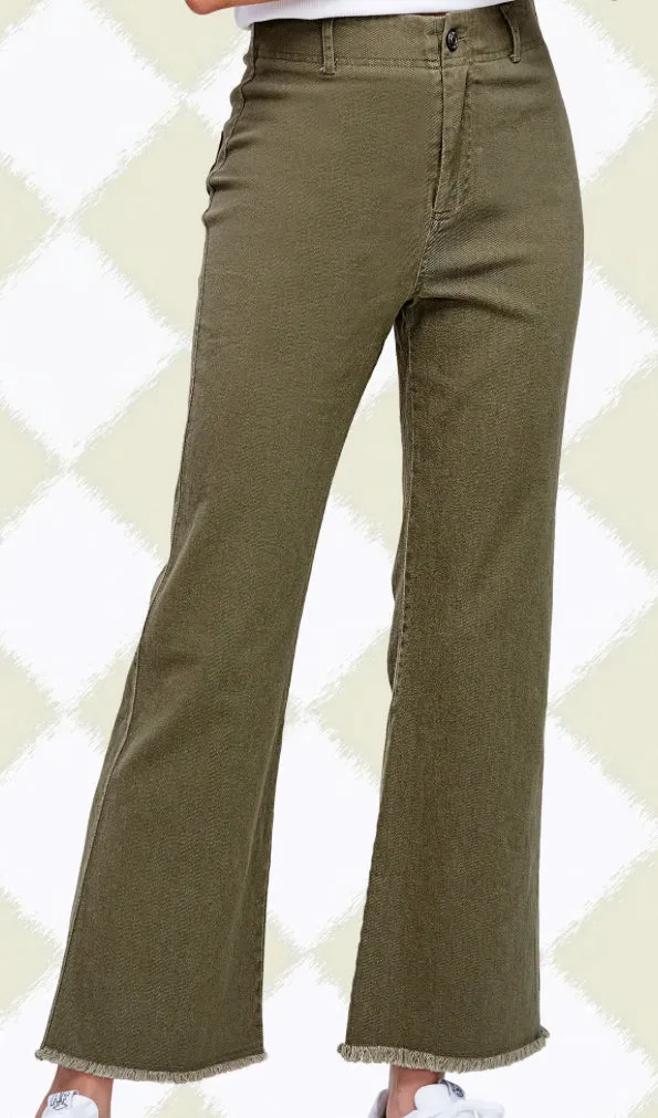 Our Favorite Season Fade Olive Pants