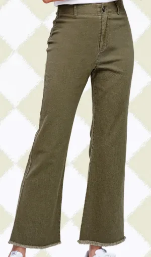 Our Favorite Season Fade Olive Pants
