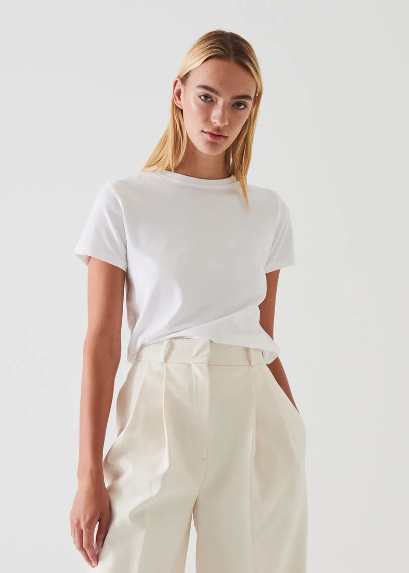 Patrick Assaraf Pima Cotton Stretch Slim T-Shirt