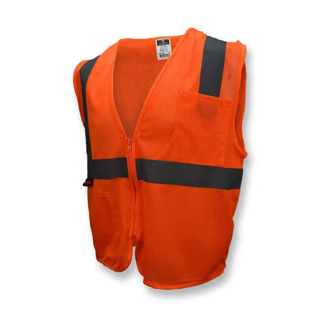 Radians SV2Z, Economy Class 2 Mesh Safety Vest with Zipper