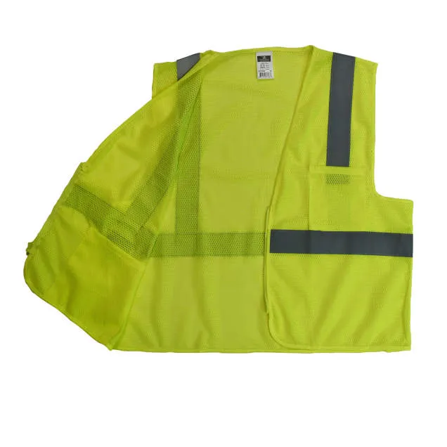 Radians SV2Z, Economy Class 2 Mesh Safety Vest with Zipper