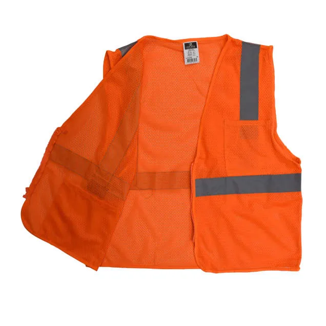 Radians SV2Z, Economy Class 2 Mesh Safety Vest with Zipper