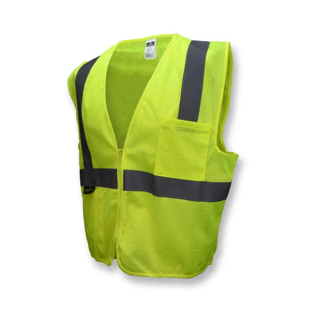 Radians SV2Z, Economy Class 2 Mesh Safety Vest with Zipper